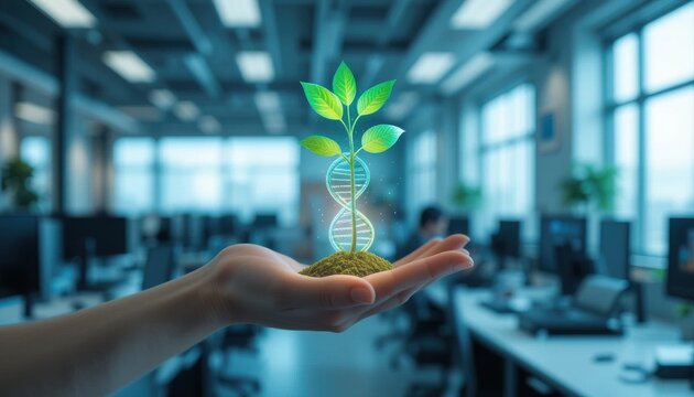 Genetic Engineering: The Future of Sustainable Growth and Biotechnology - Powered by Adobe