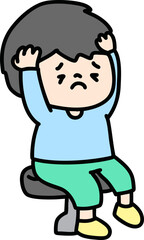 Obraz premium Headache Kid