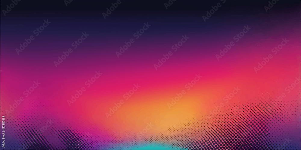 Aufkleber abstract colourful rainbow background with bright glowing waves and soft gradient textures