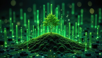 The Intersection of Nature and Technology: Sustainable Digital Future