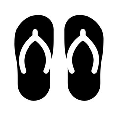 flip flops beach icon 