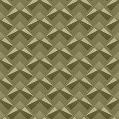 Fototapeta premium A seamless greenish grey geometric square tile pattern provides a textured backdrop for modern design concepts