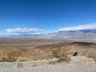 mountain landscape with blue sky