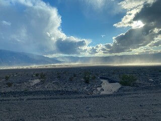 clouds over the sea