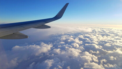Obraz premium view from airplane window