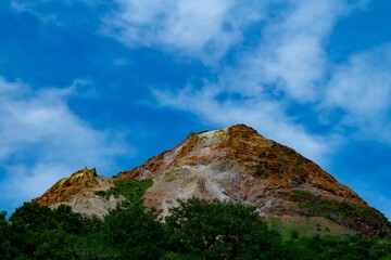 昭和新山の景観