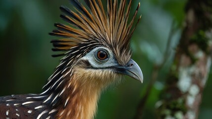 Close-up of a crested bird (1)