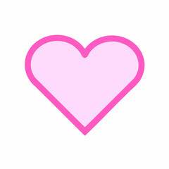heart pink pink/WEB対応SVGデータ