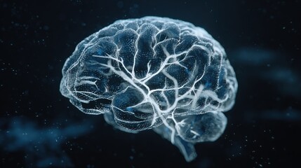 3D digital rendering of a brain