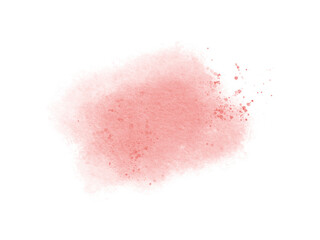 Fototapeta premium Blush pink watercolor stains Paint stroke hand drawn for illustration design, invitation and valentine .Abstract watercolor background.