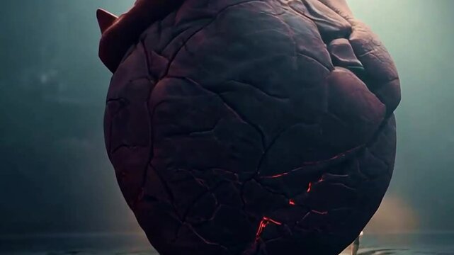 world of live is heart beat, ai generative video