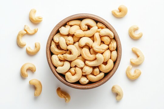 roasted cashew nuts in a bowl