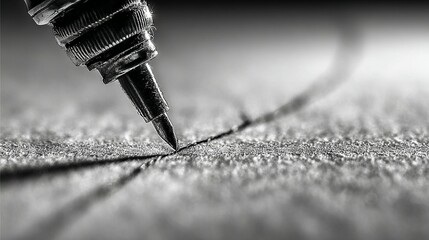 Pen tip marking precisely