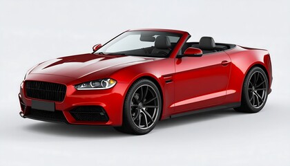 Red convertible sports car (3)