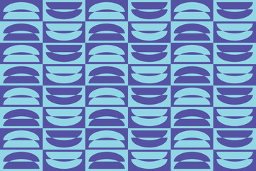 Obraz premium Circle Shapes and Designs Blue Colors Geometric Pattern Abstract Background Geometric Background