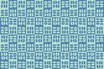 Circle Shapes and Designs Blue Colors Geometric Pattern Abstract Background Geometric Background