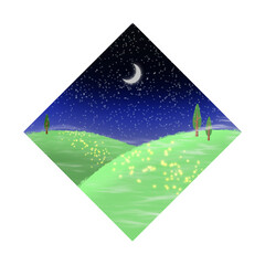 Seasonal clipart sticker illustration