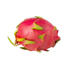 Dragon fruit, Pitaya cutout, full depth of field.