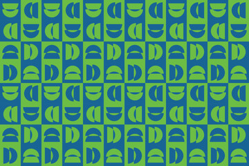 Circle Shapes and Designs Blue Colors Geometric Pattern Abstract Background Geometric Background