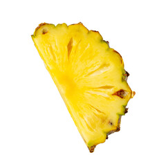Pineapple slices cutout, full depth of field.