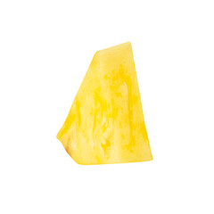 Pineapple slices cutout, full depth of field.