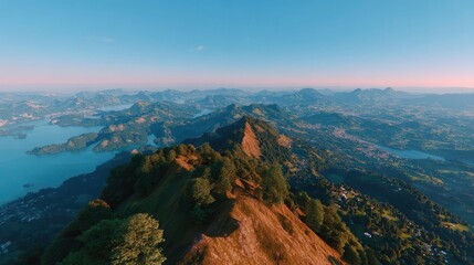 Obraz premium Mountain Lake View | Landscape Scenery & Nature Photography