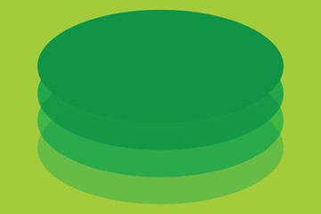 Circle Shapes and Designs Green Colors Geometric Pattern Abstract Background Geometric Background