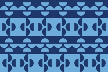 Circle Shapes and Designs Blue Colors Geometric Pattern Abstract Background Geometric Background