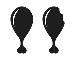 Fried Chicken line icon. Vector illustration