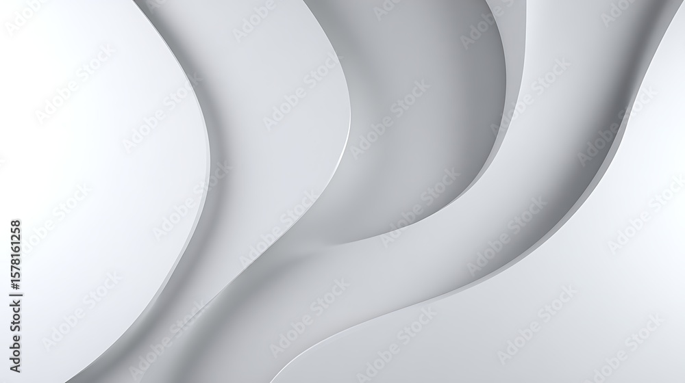 Poster white curve abstract background