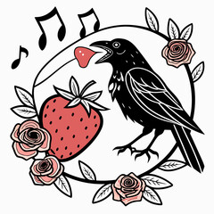 Obraz premium bird on a branch