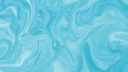 Aqua Marble Swirl Background