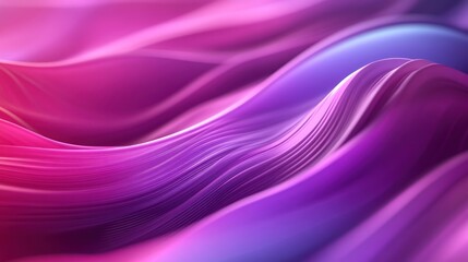 Naklejka premium Abstract Purple and Pink Waves: A Digital Art Piece