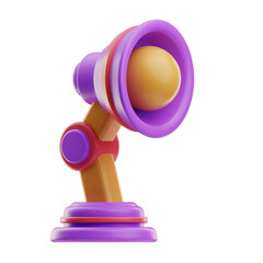 Colorful Toy Megaphone Figurine