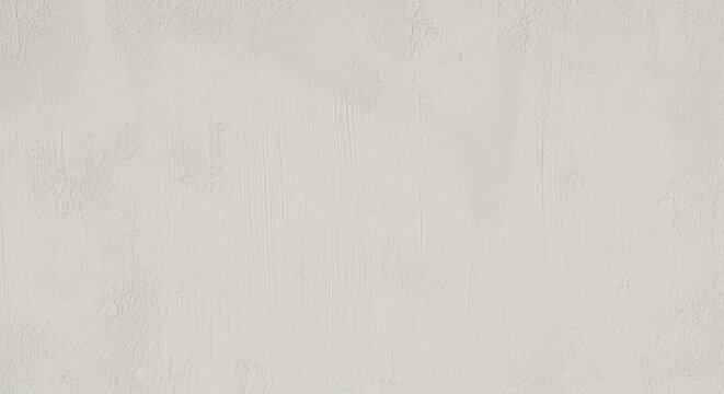 Subtle textured off white plaster wall with visible brush strokes and imperfections - Powered by Adobe