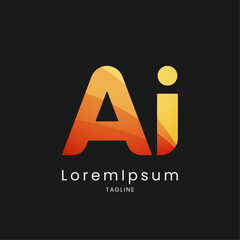 A striking, vibrant logo featuring the letters "AI" in a dynamic, gradient style.