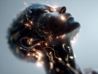  Artificial Intelligence and Consciousness Concept