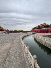 View of Forbidden City (Palace Museum) in Beijing, China.