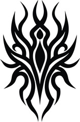 Tribal Mask with Crown Vector