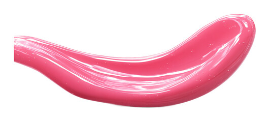 Lip Gloss for Lip Care and Shine - Isolated on White Background