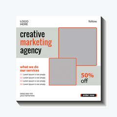 Creative Marketing Agency Promotion - Social Media Post