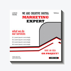 Creative Digital Marketing Expert Advertisement