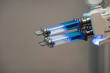 Modern Medical Research Laboratory Micro Pipette, Advanced Scientific Lab for Medicine, Microbiology Development.