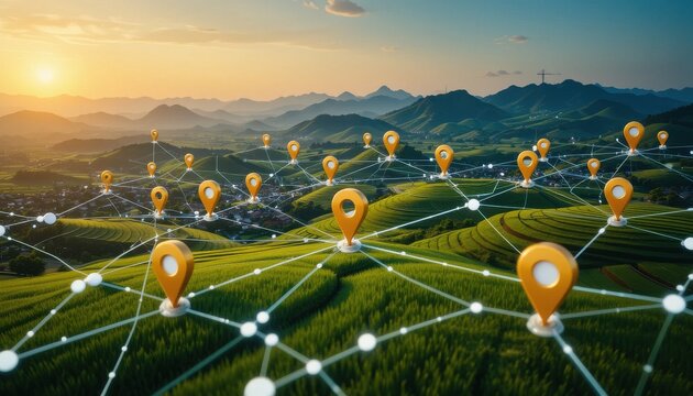 Connecting the Countryside: Digital Network Overlaying Rural Landscapes