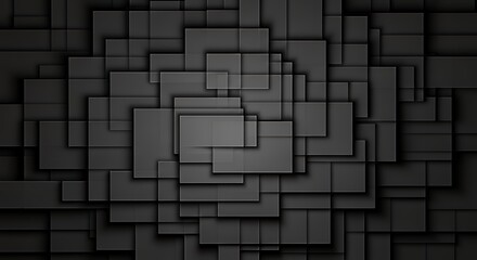 ブラックシャドウ 幾何学的な重ね合わせの抽象背景