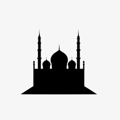 Mosque Location Icon for Maps, Navigation, and Directional Guides