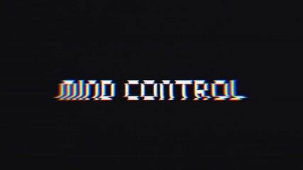 Mind Control Text Animation retro 8-bit style with a futuristic glitch effect. Ideal for sci-fi, horror, and tech content seeking a dystopian or cyber-punk aesthetic. - Powered by Adobe