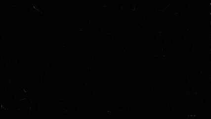 dust and grain on old damaged filmstrip surface. Dusty grunge rough vintage video on black background. Retro vintage film effect. Old movie fx film strip motion footage overlay on black background. - Powered by Adobe