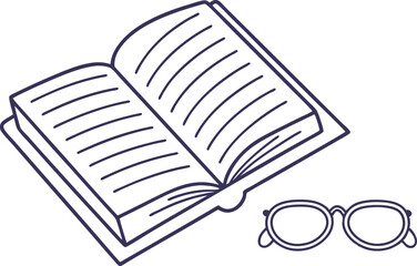 Reading and Book Lovers Illustration Featuring Literature Passion and Intellectual Hobby Concepts. Creative Reading and Book Lovers Design Highlighting Knowledge Growth and Literary Enthusiasts