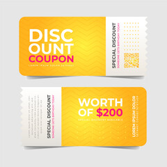 Creative coupon template for sales